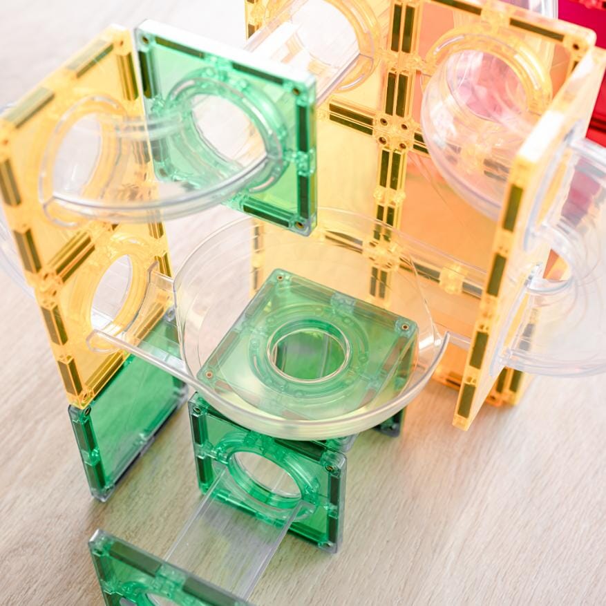 66 stuks - Rainbow - Ball Run Expansion Pack