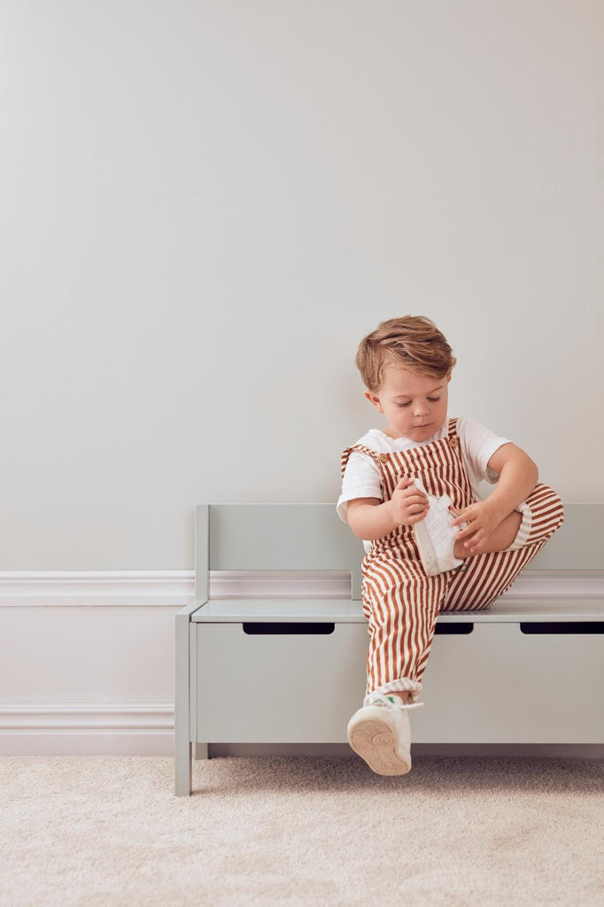 Bank met opbergruimte - Lichtgroen