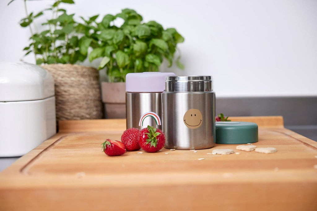 Food Jar - Happy Rascals - Smile Green