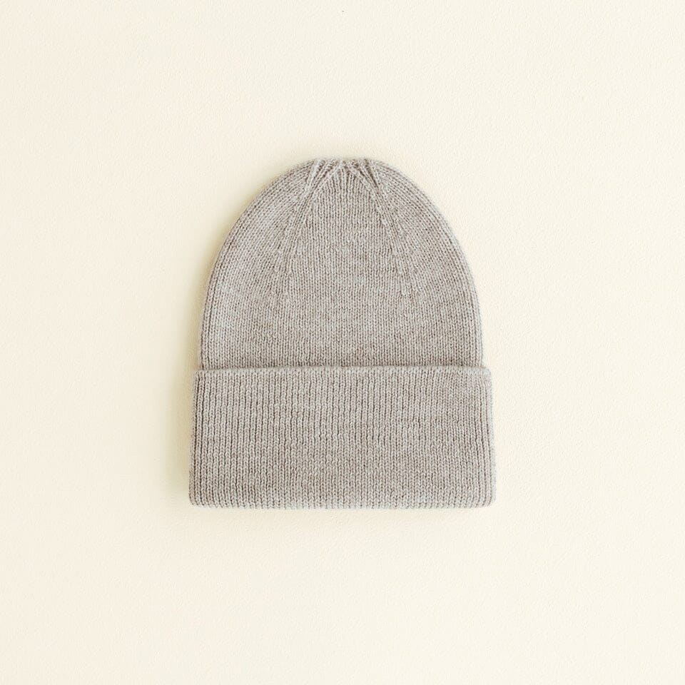 Beanie Fonzie Newborn - Pebble - Hvid