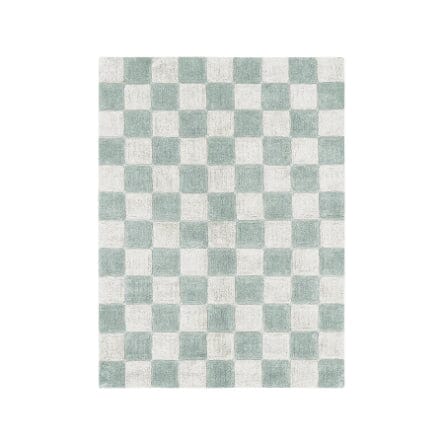 Waschbarer Teppich - Fliesen Blauer Salbei - Lorena Canals