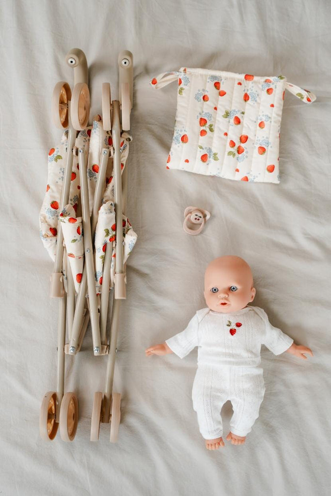 Coco Puppenwagen-Set - Marmelade - Konges Slojd