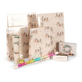 Kerstkalender met 24 cadeautjes - Beige