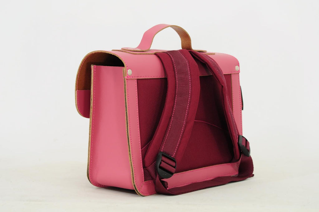 Lederen kleutertas - Antique Pink