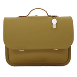 Lederen boekentas met magneetsluiting - Moss