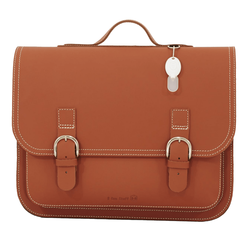 Ledertasche mit Schnallen - Chestnut braun - Own Stuff
