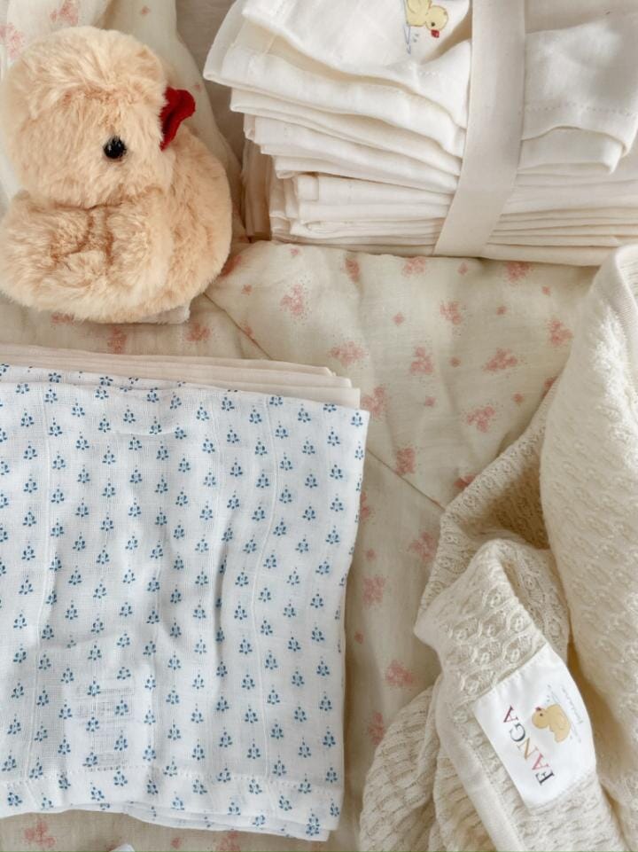 Tetradoeken 3 pack muslin cloth Bellini - Punto Blu