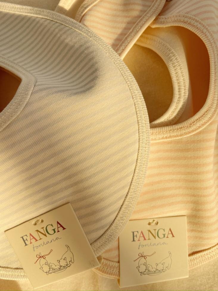 2-pack slabbetjes Fio Stripe - Blue Mix