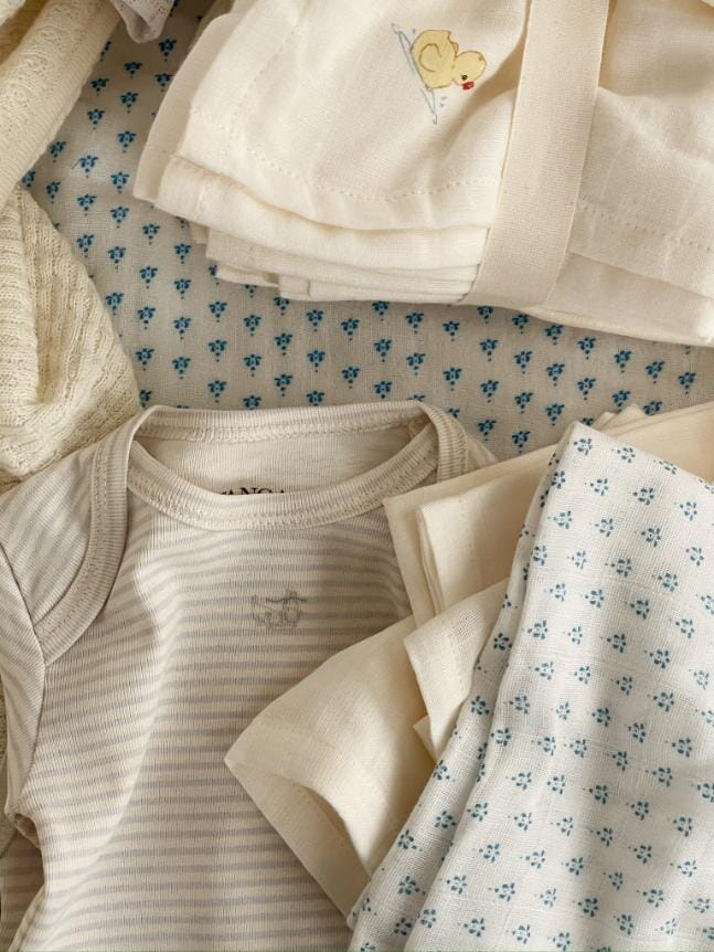 Body met lange mouwen Fio - Tea Stripe Gray Down