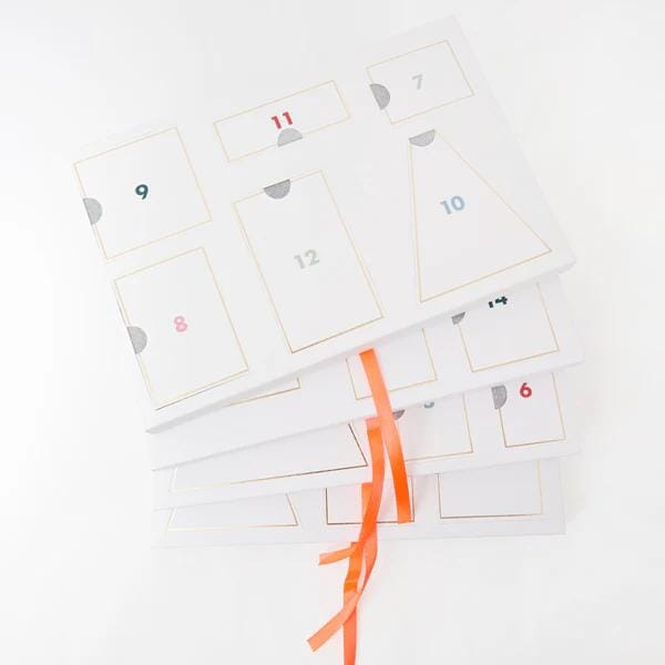 Houten adventskalender Festive Village