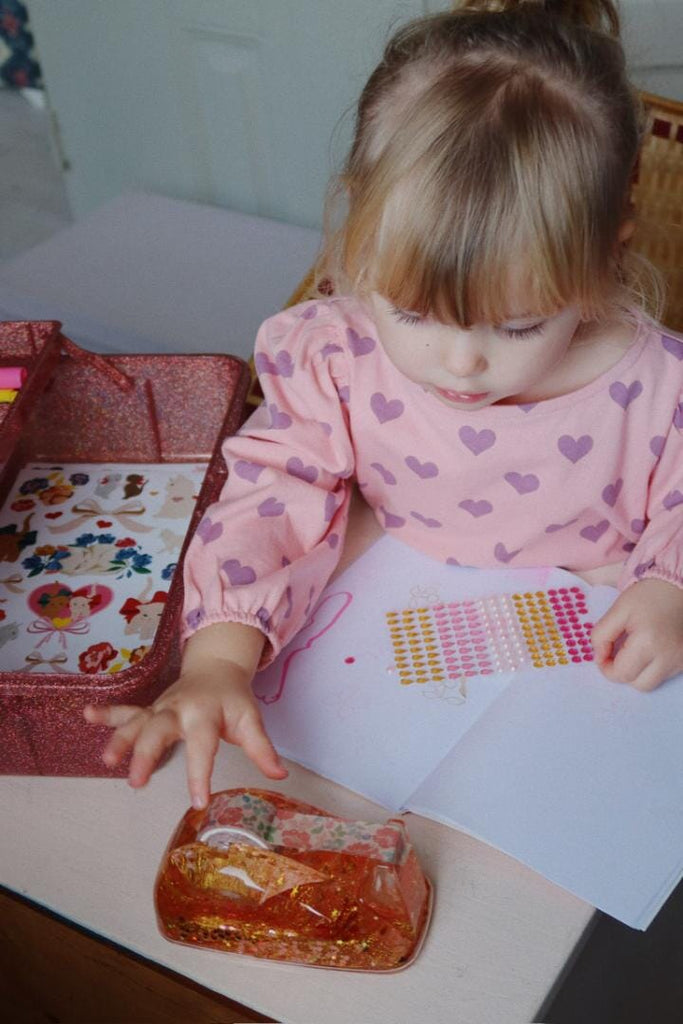 Creatieve caddy - Glitter Rose