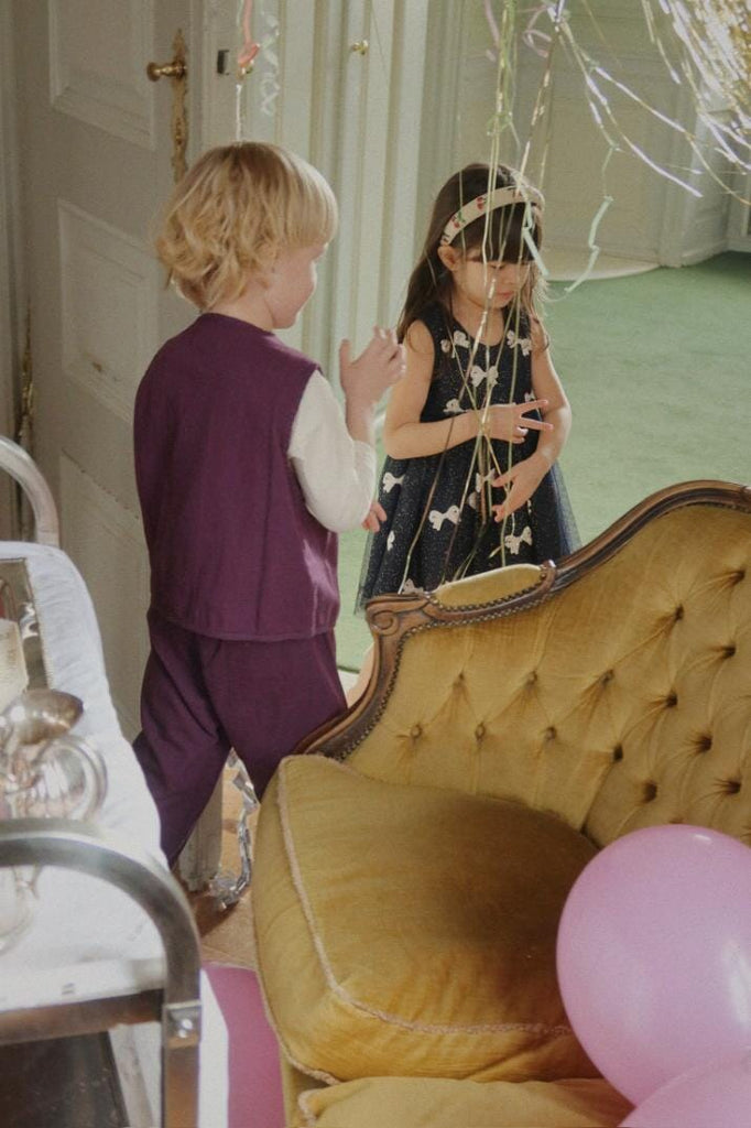 Yvonne jurk - Bowie night sky sequin