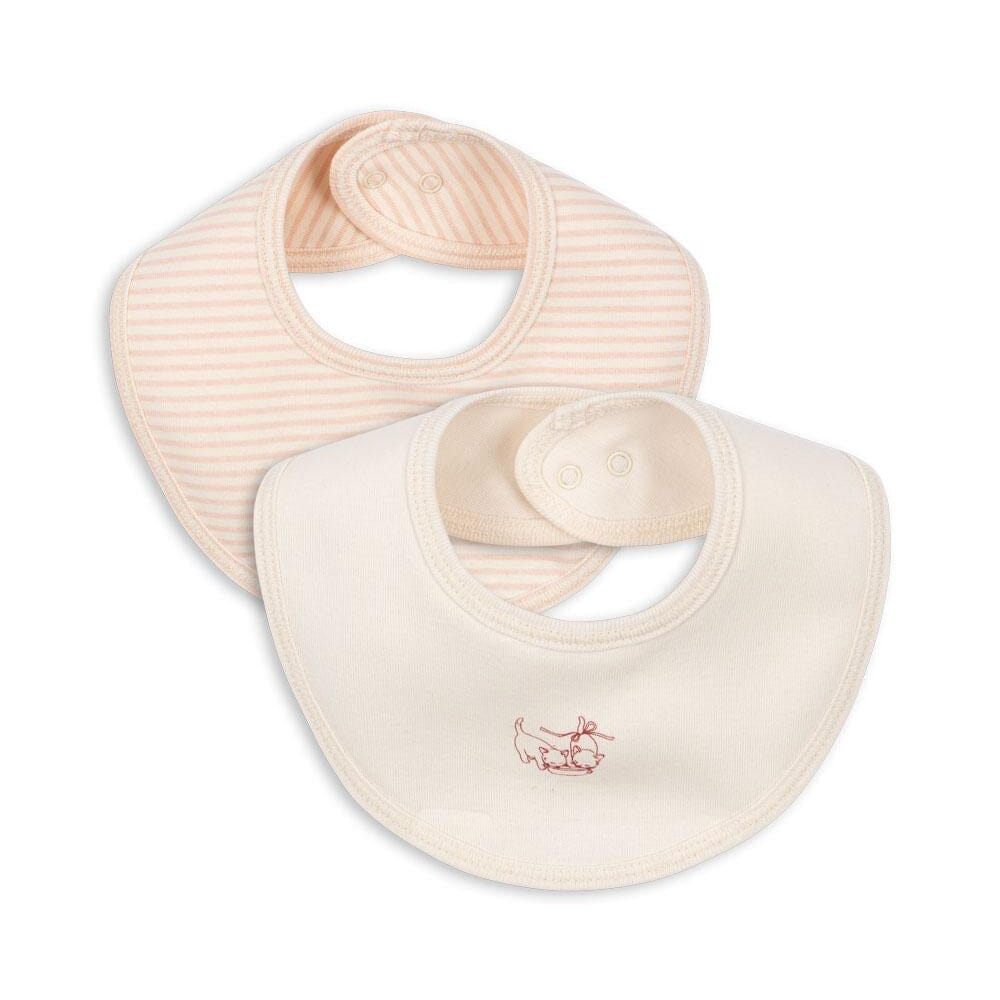 2-pack slabbetjes Fio Stripe - Blush Mix