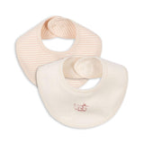 2-pack slabbetjes Fio Stripe - Blush Mix