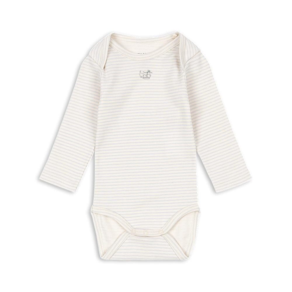 Body met lange mouwen Fio - Tea Stripe Gray Down