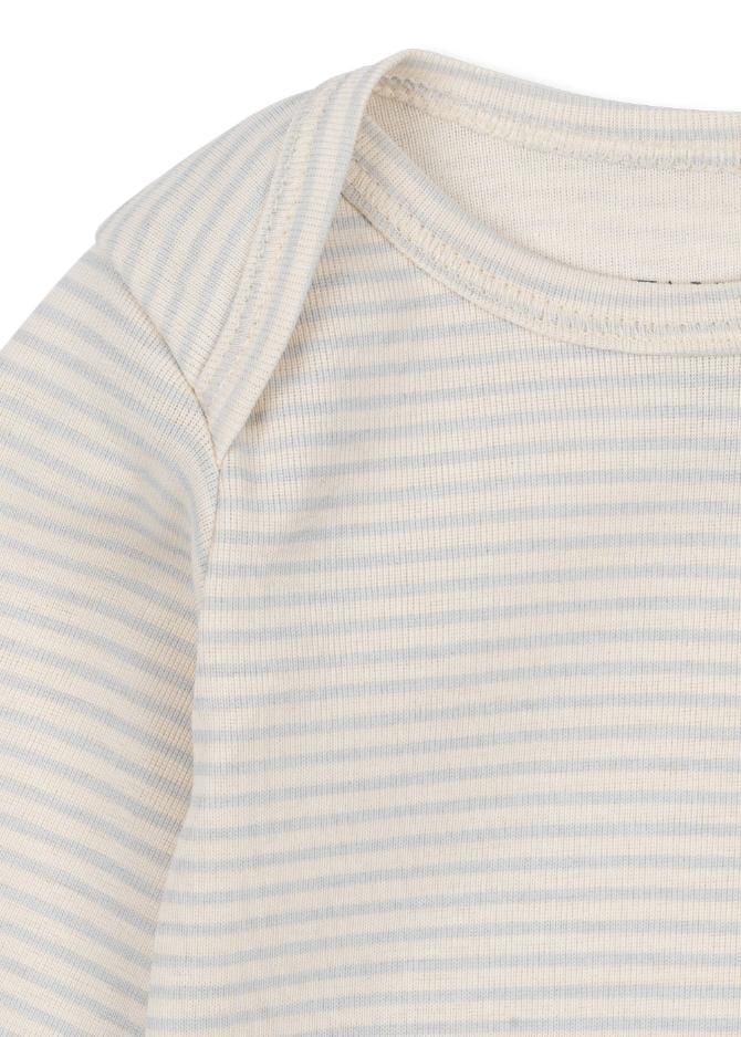 Body met lange mouwen Fio - Tea Stripe Gray Down
