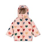 Nuka jas - Coeur rose coloré