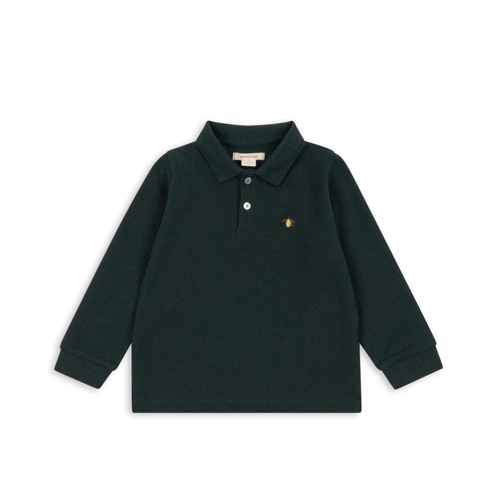 Florian Longsleeve Polo - Pine Grove