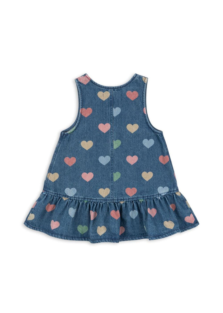 Magot denim jurk - Bon coeur coloré