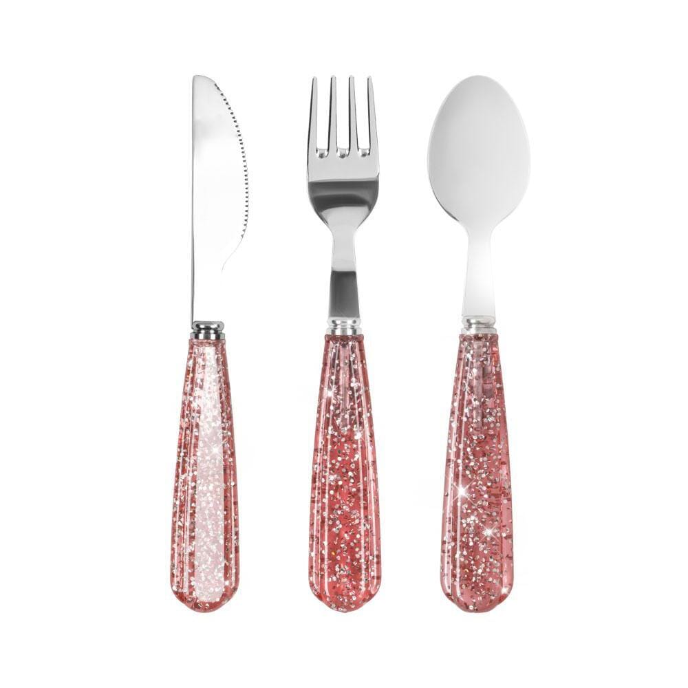 Glitter cutlery - Sparkling Blush - Konges Slojd