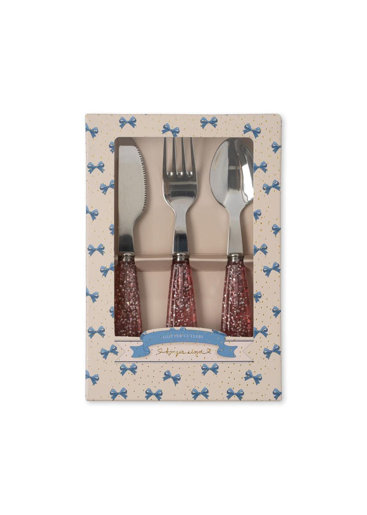 Glitter cutlery - Sparkling Blush - Konges Slojd