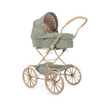Doll pram - Smoke pine check