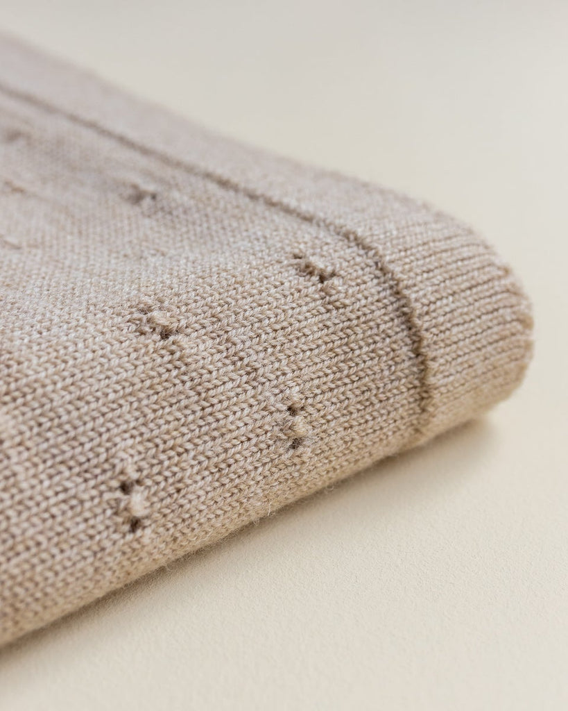 Dekentje Bibi - Sand - Hvid