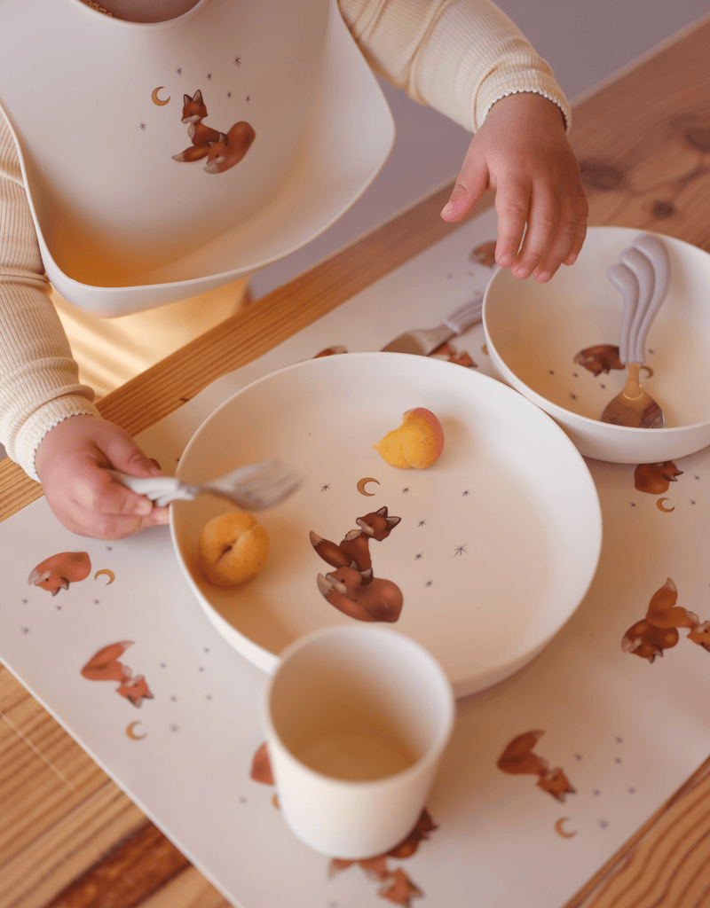 Silicone Bibs 2 Pack - Lemon/Almond - Konges Slojd