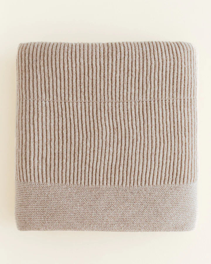 Dekentje Gaston - Beige - Hvid