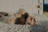 Yaarn - Muslin swaddle 120x120cm handgemaakt Large - Beige
