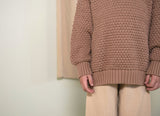 Tur knit sweater - Rose - Nixnut