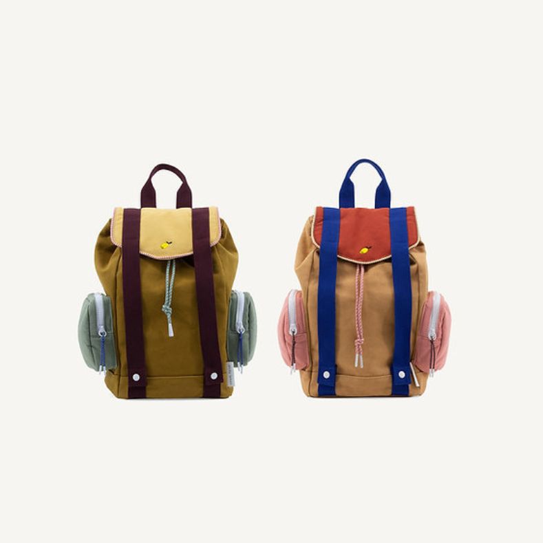 Rucksack small - meadows adventure khaki green - Sticky lemon