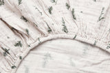 Muslin hoeslaken 60x120cm - Rosemary - Garbo & Friends