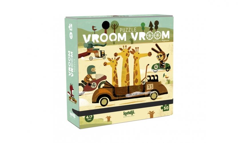 Puzzle Vroom Vroom - 50 Teile - Londji