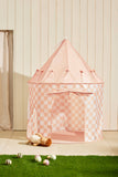 Play Tent - Check Apricot - Kid's Concept 