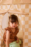 Spielzelt - Check Yellow - Kid's Concept 