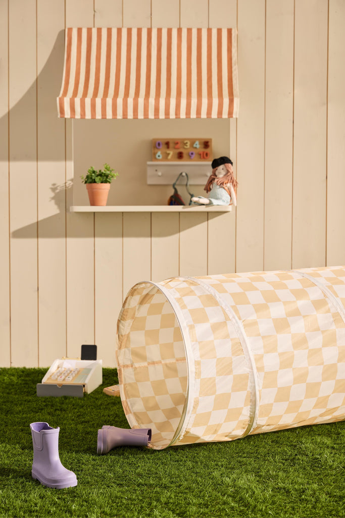 Play Tunnel - Check Yellow - Kid's Concept 