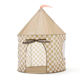 Play Tent - Check Khaki -  Kid's Concept 