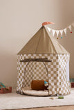 Play Tent - Check Khaki -  Kid's Concept 