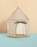 Play Tent - Check Khaki -  Kid's Concept 
