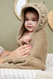Badcape badstof ruffle - Taupe - Meyco
