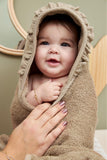 Badcape badstof ruffle - Taupe - Meyco