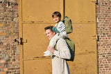 Square backpack - Little One & Me - Small - Olive - Lässig