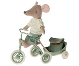 Tricycle mouse - Big brother with backpack - Maileg