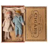 Mum & dad mice in cigar box - Maileg