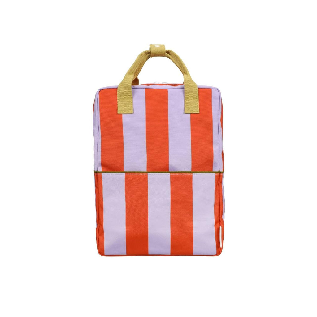 Rugzak large - Campfire Orange + Dewy Lilac - Sticky Lemon