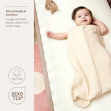 Slaapzak ongevoerd pre-washed hydrofiel - Soft Sand - Meyco
