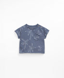 T-shirt met palmboomprint - Sea