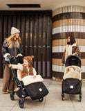 Buggywanten Sheepskin Buggy Mittens - Coated Noir Milk