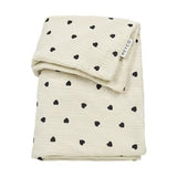 Deken borduur pre-washed hydrofiel badstof - Sweet Heart Soft Sand - Meyco